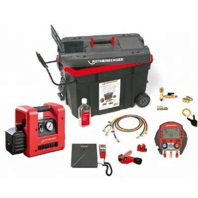 Rothenberger ROCADDY 120 R32 Digital - Univerzálna vákuová pumpa 42 l/Min