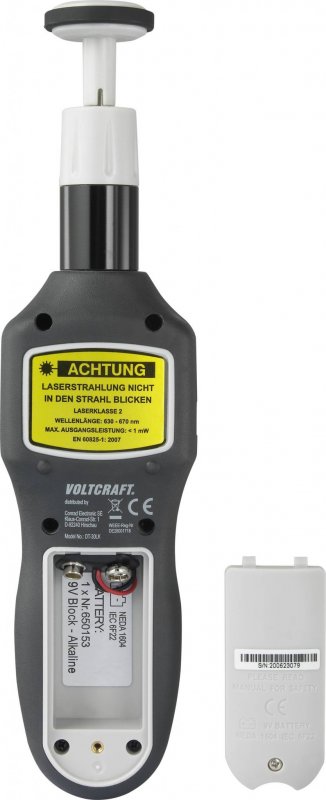 Voltcraft DT-30LK - Digitálny otáčkomer 2 - 20000 ot./Min