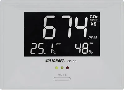 Voltcraft CO-60 - Měřič oxidu uhličitého 0–3000 ppm