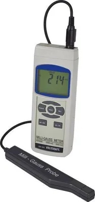Voltcraft GM-100 - Prístroj na meranie magnetického poľa -3000 až +3000 mG