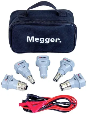 Megger LA-KIT - Sada adaptérov pre svietidlá 0–253 V AC