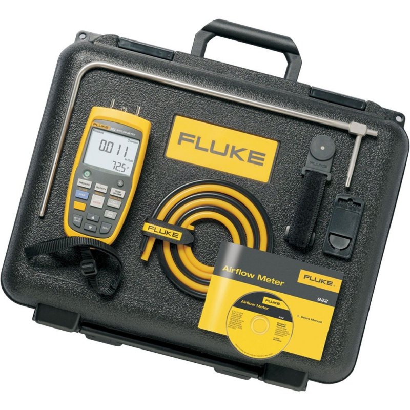 Fluke 922 Sada - Merač tlaku a prúdenia vzduchu s tlak ±4000 polyamid