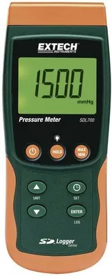 Extech SDL700 - meracz tlaku pre plyny a kvapaliny 2 mbar - 20 bar