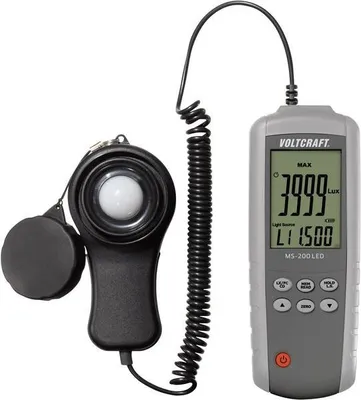 Voltcraft MS-200LED - Luxmetr 0–400000 lx