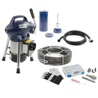 Wöhler RM 200 - Prístroj na čistenie potrubie (kompl Ø 40–100 mm