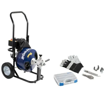Wöhler RM 400 - Prístroj na čistenie potrubie (kompl Ø 50–110 mm