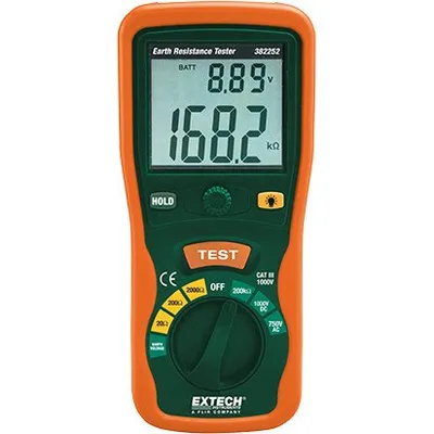 Extech 382252 - merač uzemnenia rozlíšenie 0