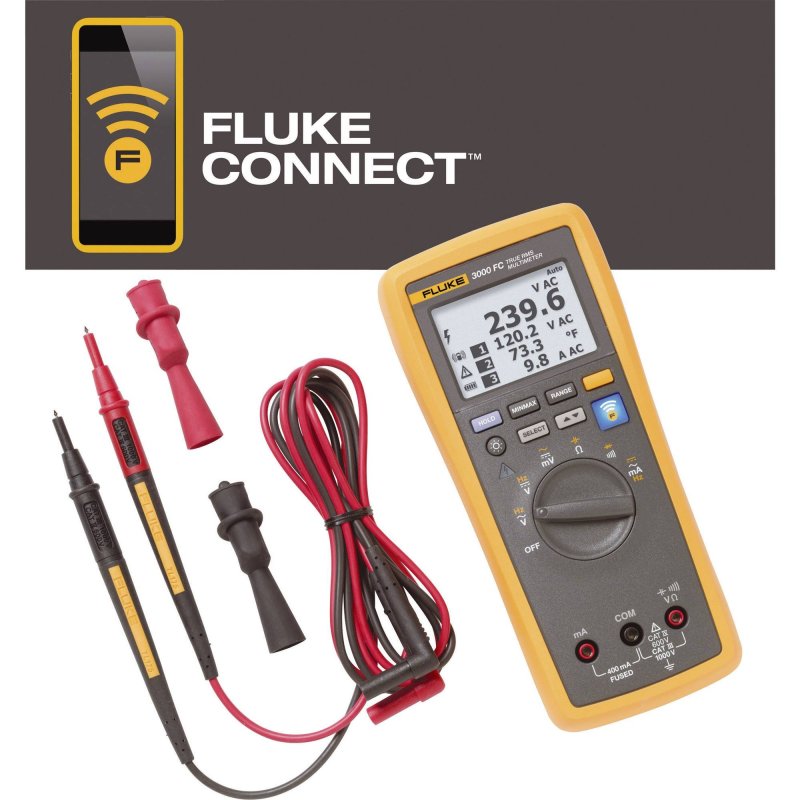 Fluke 3000 FC - Digitální multimetr 0–1000 V