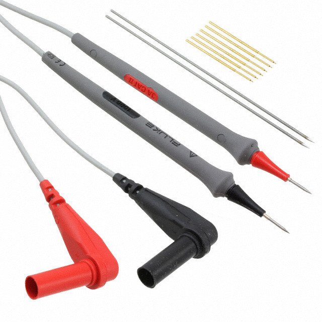 Fluke TL910 měřicí kabely s nastavitelnými hroty do 100 mm, CAT II 1000 V, černé a červené