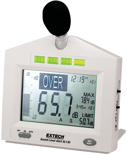 Extech SL130W hlukomer s LED monitorom a LCD displejom