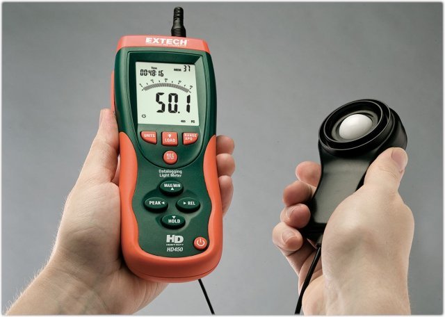 Extech HD450 - Luxmetr 0 - 400 000 lx