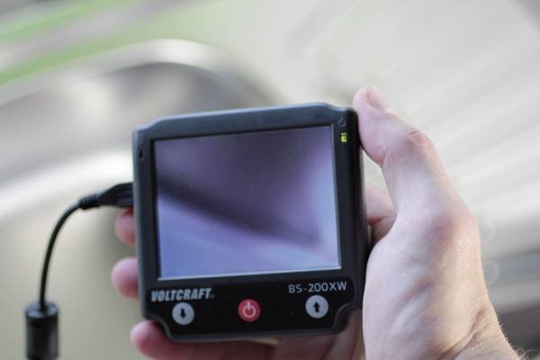 Voltcraft BS-200XW - Endoskop z odłączalnym wyświetlaczem sonda Ø 9