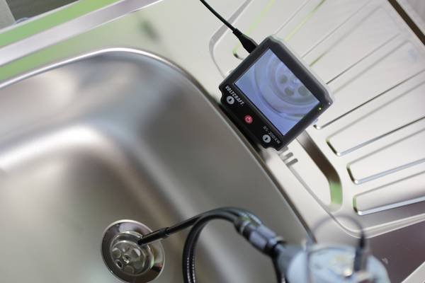 Voltcraft BS-200XW - Endoskop z odłączalnym wyświetlaczem sonda Ø 9