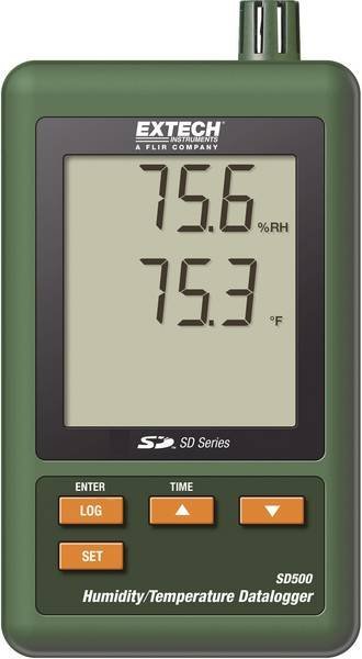 Extech SD500 datalogger teploty a vlhkosti s LCD displejem a SD kartou