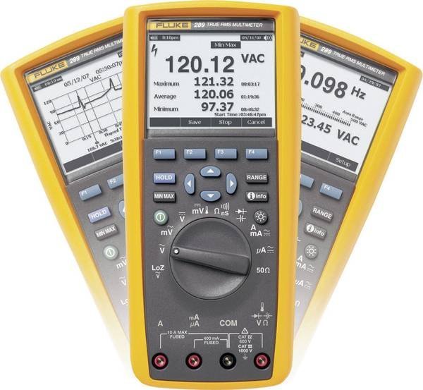 Fluke 289/EUR - Digitální multimetr 50 µs rozlišením 1 mΩ pro měření malých odporů