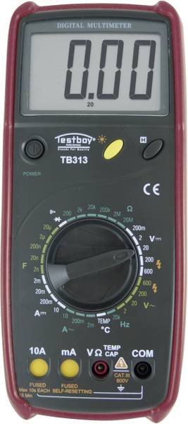 Testboy 313 digitální multimetr s LCD displejem, teplotním čidlem a pouzdrem