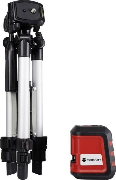 Toolcraft CL8 - krížový laser + statív 8 m