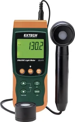 Extech SDL470 - Luxmetr UVA/UVC s datalogrom UVA/UVC 2–20 mW/cm²