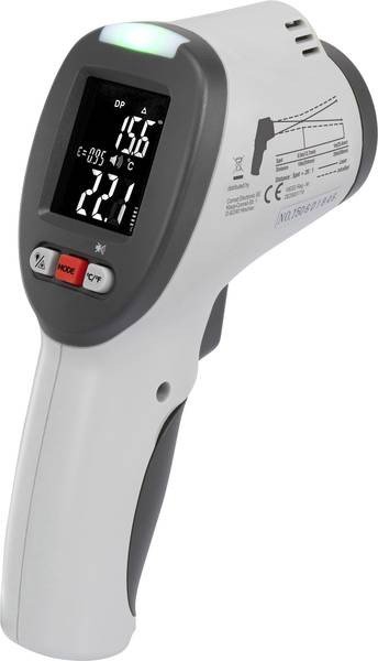 Voltcraft IR-SCAN-350RH infračervený teploměr s měřičem rosného bodu a vlhkoměrem pro detekci plísně