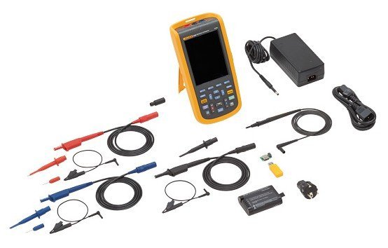 Fluke 124B/EU - Digitálny prenosný osciloskop 40 MHz