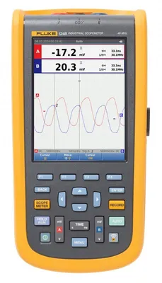 Fluke 124B/EU - Digitálny prenosný osciloskop 40 MHz