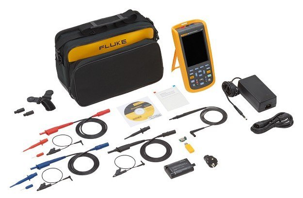 Fluke 124B/EU/S - Digitální přenosný osciloskop 40 MHz