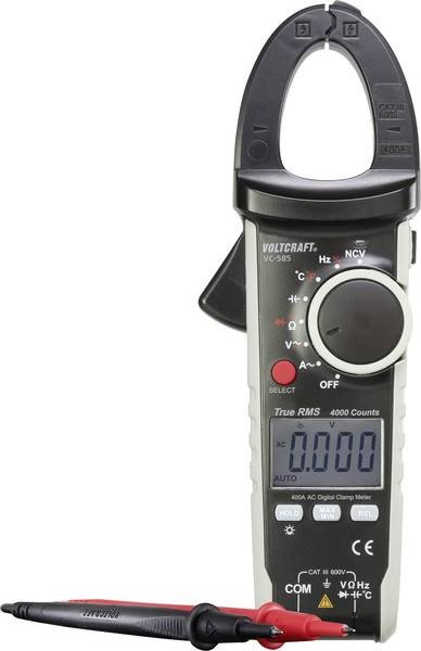 Voltcraft VC585 digitálny klieštový multimeter s bezkontaktným testerom napätia