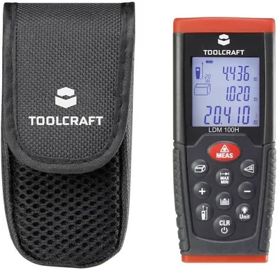 Toolcraft LDM 100H - Laserový měřič vzdálenosti 0.05 m