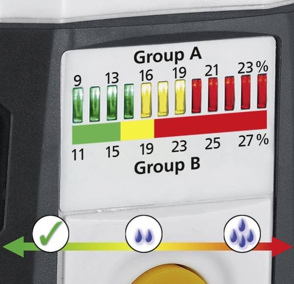 Laserliner WoodTester Compact - meranie vlhkosti dreva 9–27 %