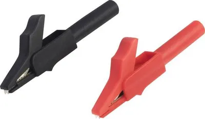 Voltcraft MSK-102 - Krokodílka čierna, červená 1 A