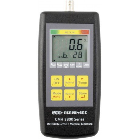 Greisinger GMH 3831 vlhkoměr stavebních materiálů s LCD displejem a senzorem