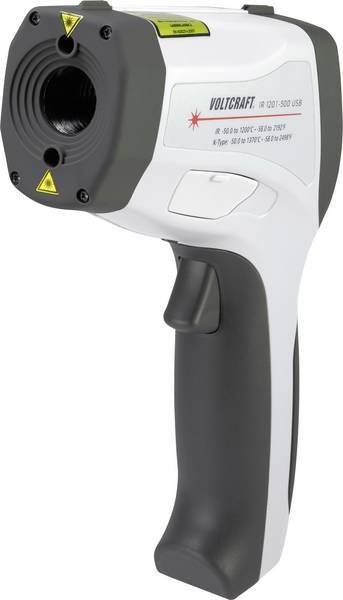 Voltcraft IR 1201-50D USB - Infračervený teplomer -50 až 1200 °C