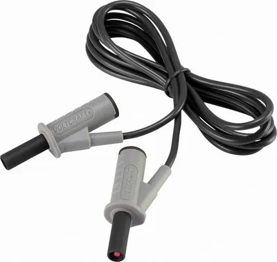 Voltcraft MSB-501 - Meracie vedenie čierne, 1 m 10 A