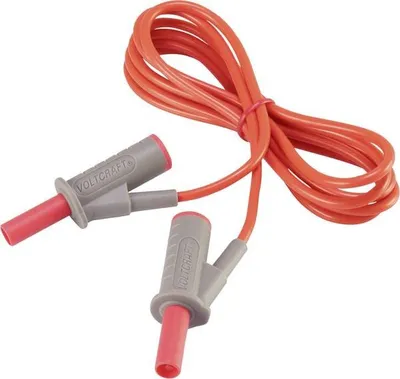 Voltcraft MSB-501 - Meracie vedenie červené, 1,5 m 10 A