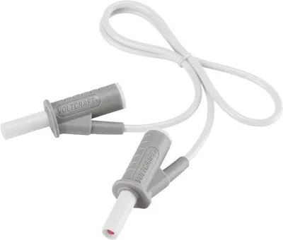 Voltcraft MSB-501 - Meracie vedenie biele, 0.5 m 1000 V / 10 A