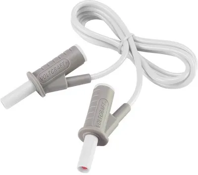 Voltcraft MSB-501 - Meracie vedenie biele, 1 m 1000 V AC/DC