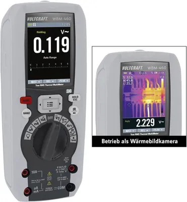 Voltcraft WBM-460 - Multimetr s termokamerou -20 až +260 °C