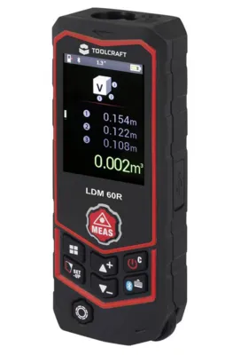 Toolcraft LDM 60R - Laserový merač vzdialenosti 60 m