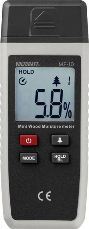 Voltcraft mF-10 merač vlhkosti materiálov s LCD displejom