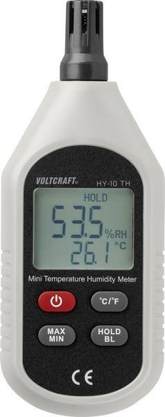 Voltcraft HY-10 TH digitální teploměr vlhkoměr s LCD displejem a duálním měřením