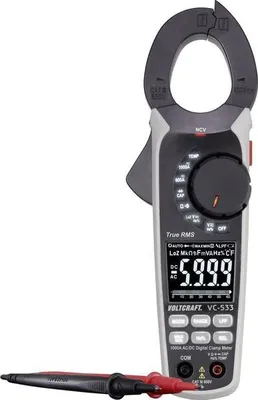 Voltcraft VC-533 - Digitálne prúdové kliešte 1000 A AC/DC