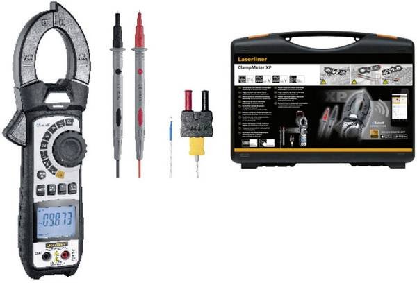 Laserliner ClampMeter XP (BT) digitální klešťový multimetr s Bluetooth, 1000 A, LCD displejem a ergonomickým krytem