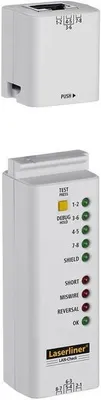 Laserliner LAN-Check - Tester LAN kabelů RJ45 / STP / UTP