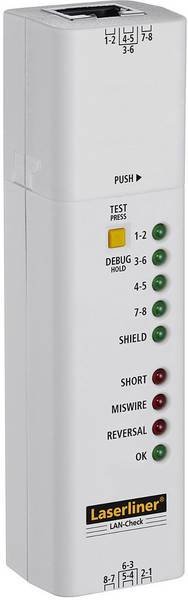 Laserliner LAN-Check - Tester LAN kabelů RJ45 / STP / UTP