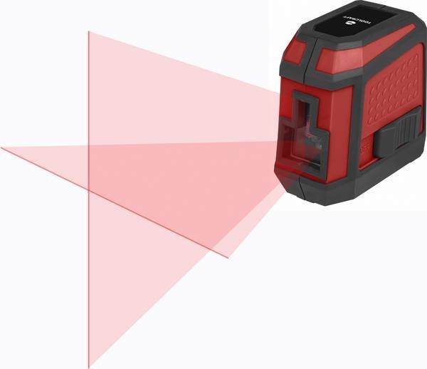Toolcraft CL12 - Krížový laser dosah 12 m