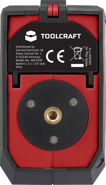 Toolcraft TO-5645454 - Samonivelačný krížový laser 18 m