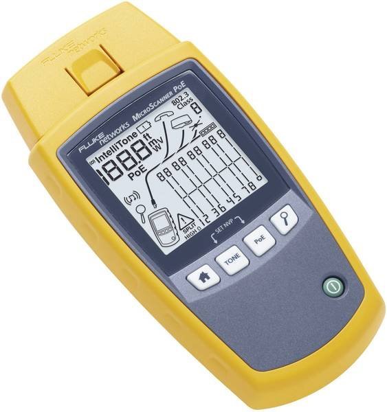 Fluke Networks MS-POE - Kabelový merač PoE triedy 0-8