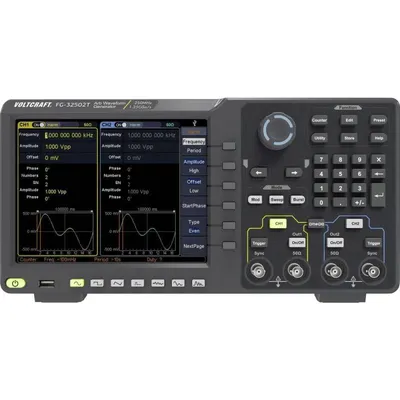 Voltcraft FG-32502T - Ľubovoľný generátor funkcií 100–200 MHz