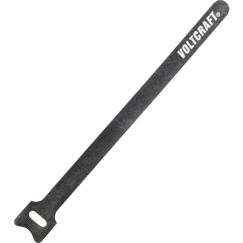 Voltcraft stahovacie pásky na suchý zips 420 mm × 12 mm - rýchle upevnenie káblov a vodičov