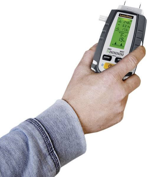 Laserliner MultiWet-Master Compact Plus - Merač vlhkosti materiálov -20 až +60 °C